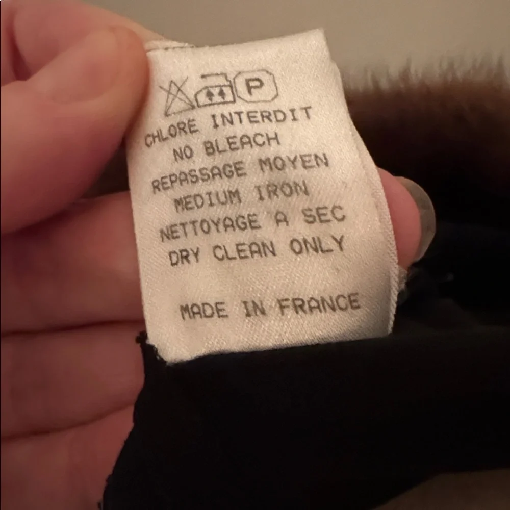 Vintage mink trimmed Dress - Picture 9 of 12